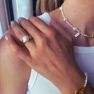 Collar artesanal de mujer “Luz de Hada” – Hecho a mano por Geles