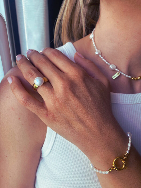 Collar artesanal de mujer “Luz de Hada” – Hecho a mano por Geles