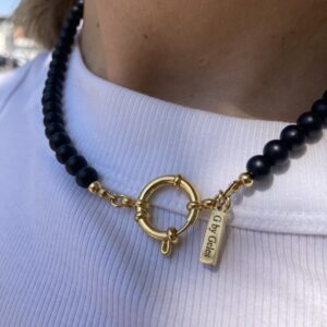 Collar de piedra ónix