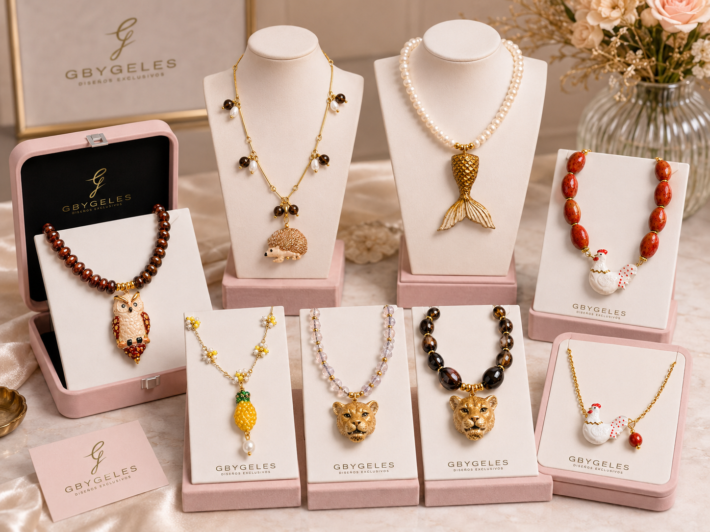 Joyería artesanal GbyGeles para boutiques
