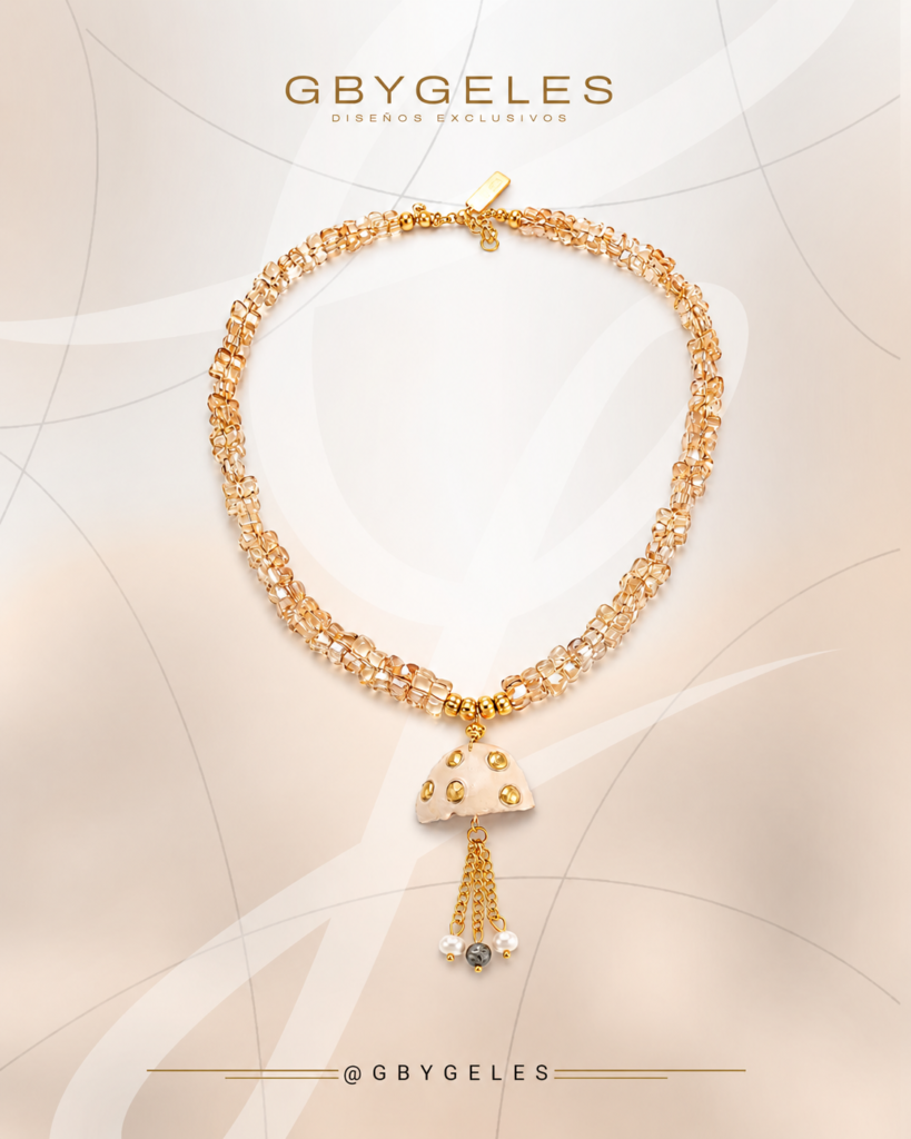 Medusa con Cristal GbyGeles