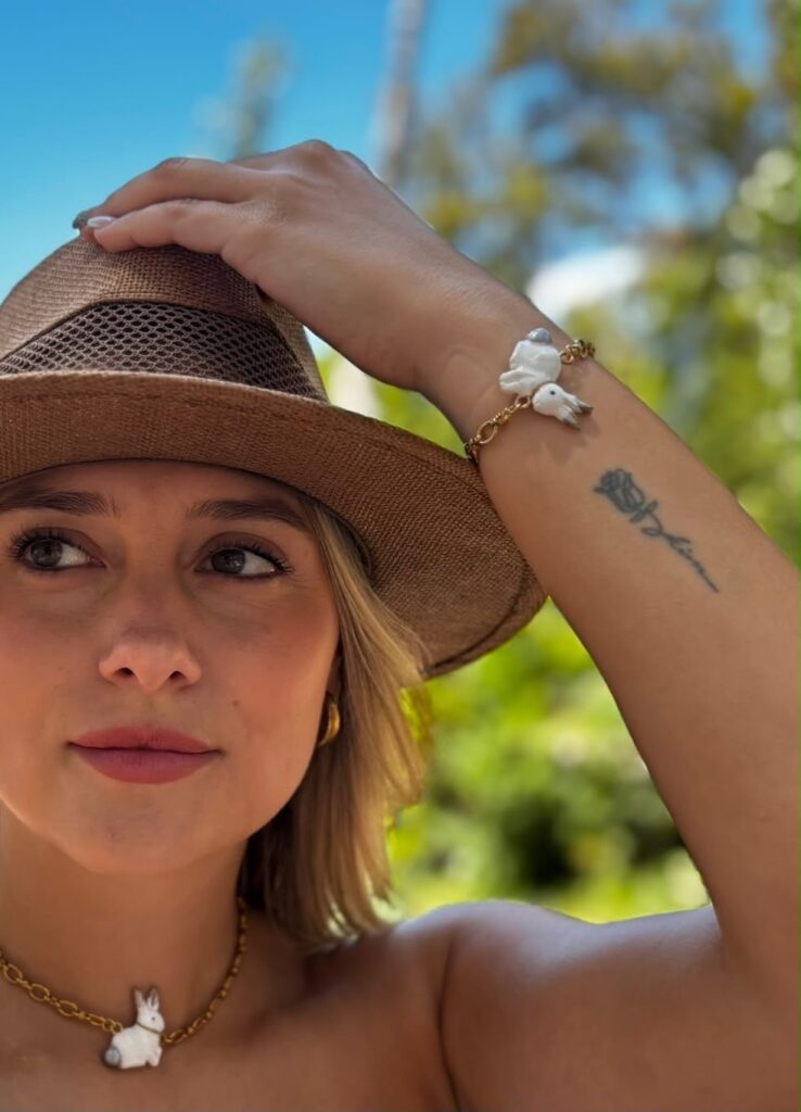 Pulsera Conejo de Cerámica