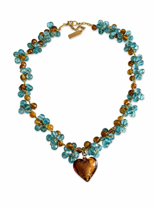 Collar de Crochet con Corazón