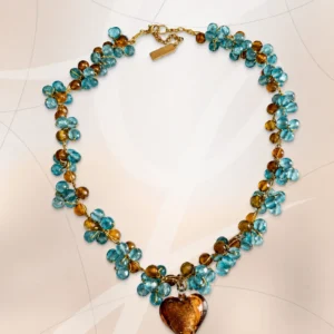 Collar de Crochet con Corazón