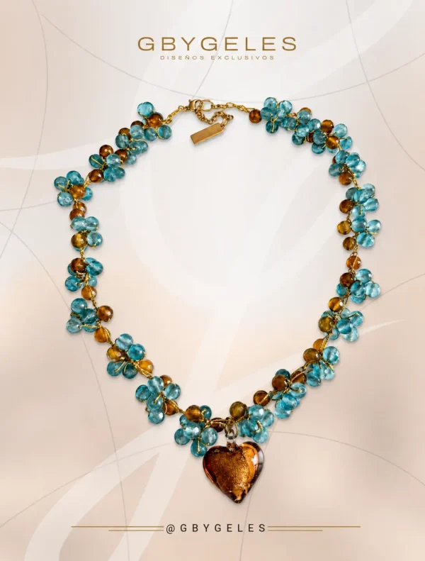 Collar de Crochet con Corazón