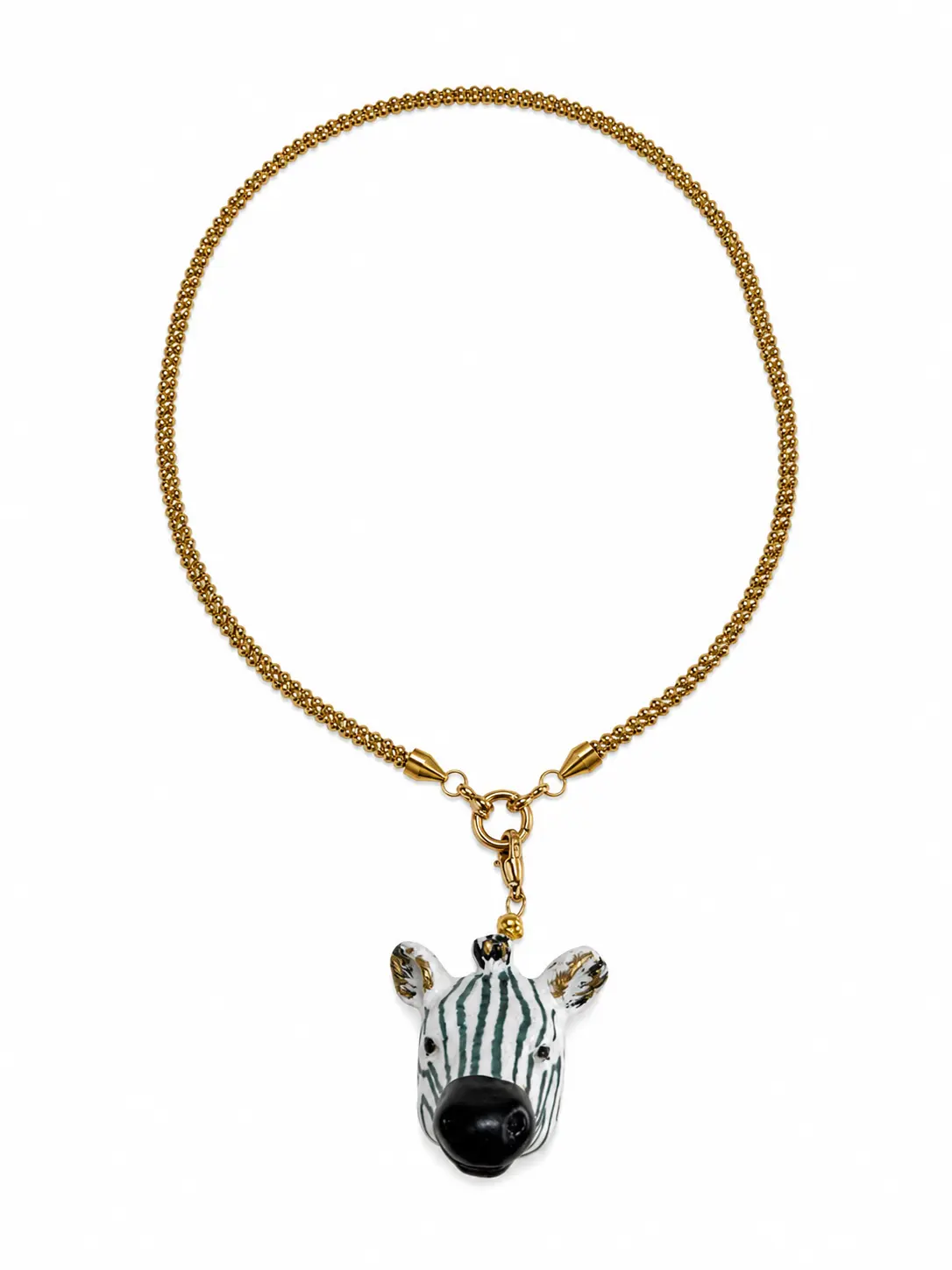 Collar Fino de Acero Inoxidable con Cabeza de Animal - Imagen 6